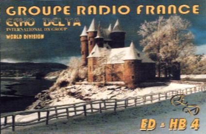 Carte QSL du  4 iem anniversaire ...