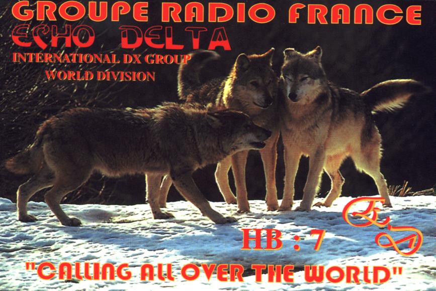 Carte QSL du  7 iem anniversaire ...